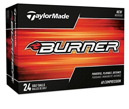 TaylorMade 2017 Burner Golf Balls, White (Pack of 24)