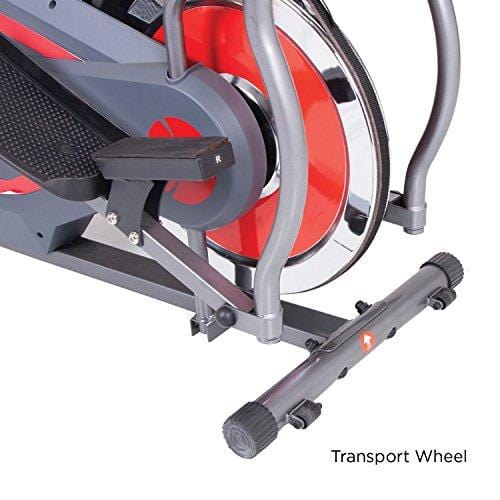 Body Power Trio Trainer Machine 3 in 1 Elliptical Trainer Upright Bike and Recumbent Bike with Weighted Chrome Wheel BRT5118