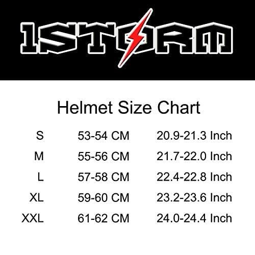 1STORM MOTORCYCLE BIKE FULL FACE HELMET MECHANIC MATT BLACK Large (22.4/22.8 Inch)