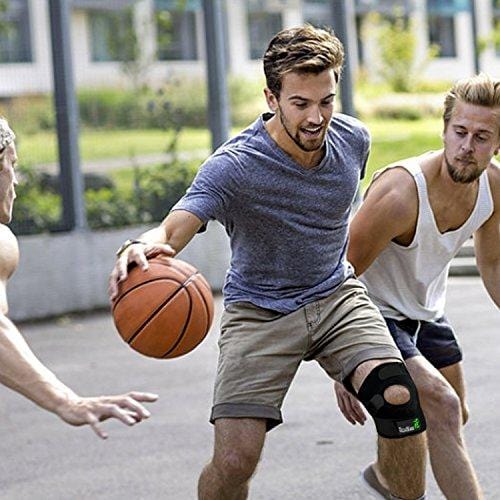 TechWare Pro Knee Brace Support - Relieves ACL, LCL, MCL, Meniscus Tear, Arthritis, Tendonitis Pain. Open Patella Dual Stabilizers Non Slip Comfort Neoprene. Adjustable Bi-Directional Straps - XXL