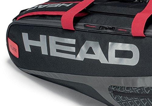 HEAD Elite Supercombi 9 Racquet Bag (Black/Red)
