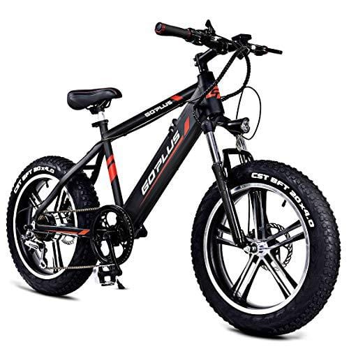 goplus 20 zoll elektrofahrrad Goplus 20" Electric Mountain Bike Bicycle E-Bike Fat Tire 17MPH Max Sp – Ultra Pickleball