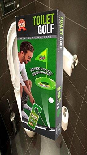 Toilet Golf, Putter Practice in the Bathroom with this Potty Putter, By Barwench Games