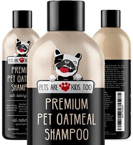 Pet Oatmeal Anti-Itch Shampoo & Conditioner In One! Smelly Puppy Dog & Cat Wash, ALL NATURAL & Hypoallergenic! Provides Relief For Allergies, Itchy, Dry, Irritated Skin!! Smells Amazing! (1 btl)