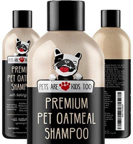 Pet Oatmeal Anti-Itch Shampoo & Conditioner In One! Smelly Puppy Dog & Cat Wash, ALL NATURAL & Hypoallergenic! Provides Relief For Allergies, Itchy, Dry, Irritated Skin!! Smells Amazing! (1 btl)