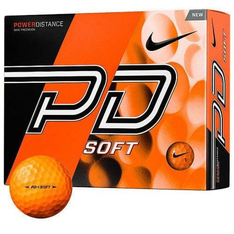 Nike PD 9 Soft Orange Golf Balls - One Dozen