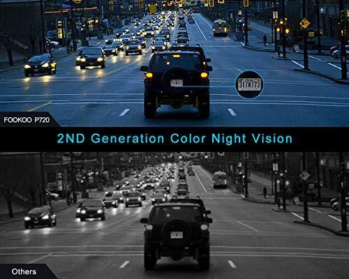 FOOKOO II 1080P Wireless Rear View Camera, 7'' LCD Reverse Camera Monitor IP69 Waterproof RV Backup Camera for Truck/Semi-Trailer/Box Truck/RV, No Interference