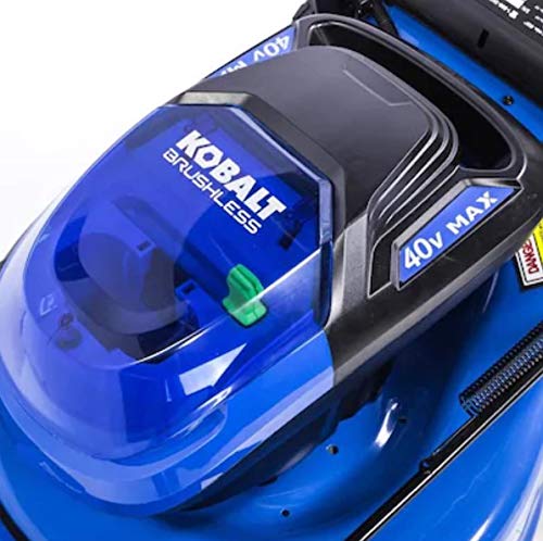KT Kobalt 40-Volt Max Brushless Lithium Ion Self-Propelled 20-in Cordless Electric Lawn Mower (Battery Included)