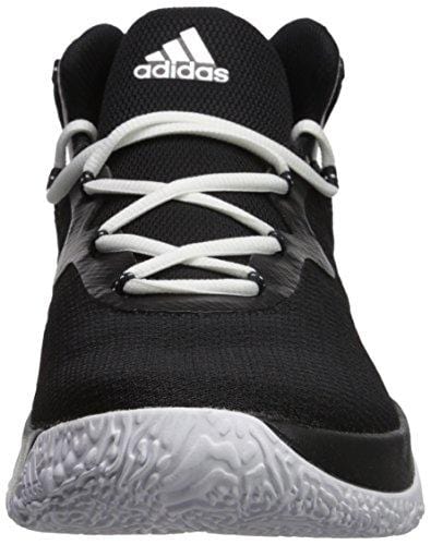 adidas Men's Explosive Bounce Basketball Shoes, Black/Metallic Silver/White, ((15 M US)