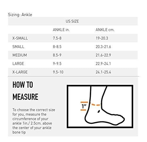 Shock Doctor Ankle Sleeve with Compression Wrap Support (Black, Medium)