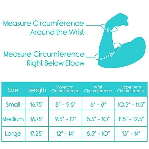 Vive Basketball Sleeve (Pair) - Long Arm Compression Elbow Support Wrap- UV Sun Protection for Shooting, Baseball, Football, Crossfit, Golfing, Running - Men and Women