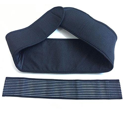 SnowGe 2 Large Hot Cold Ice Gel Pack with 1 Waist/Lumbar Back Belt Wrap Support for Pain Relief (Knee,Neck,Shoulder,leg,hip etc.)