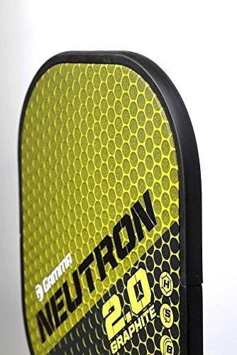 GAMMA Sports 2.0 Pickleball Paddles: Neutron 2.0 Pickleball Rackets - Textured Graphite Face - Mens and Womens Pickle Ball Racquet - Indoor and Outdoor Racket - Yellow Pickle-Ball Paddle - 7 oz [product _type] Gamma Sports - Ultra Pickleball - The Pickleball Paddle MegaStore