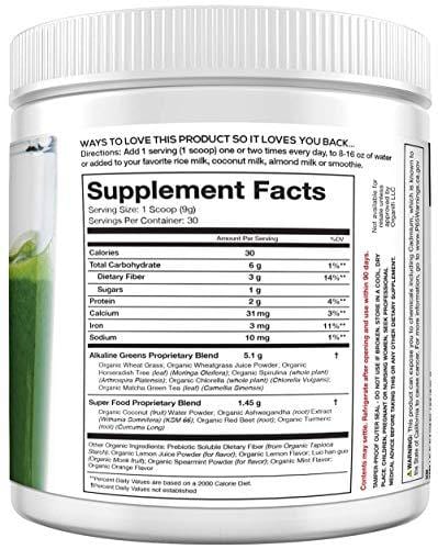Organifi: Green Juice - Organic Superfood Supplement Powder - 30 Day Supply - USDA Certified Organic Vegan Greens- Hydrates and Revitalizes - Boost Immune System - Support Relaxation and Sleep