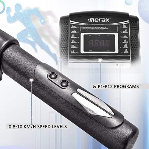 Merax Treadmill Easy Assembly Folding Electric Treadmill Motorized Running Machine