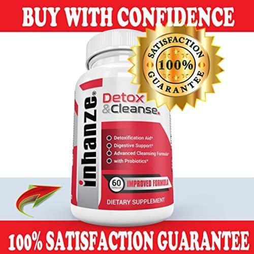 Detox & Cleanse | Total Body Detox & Colon Cleanse | Probiotics | 10 3-Day Cleanses | Flush Waste & Toxins | Weight Loss Support | 19 Herbs; Psyllium, Cascara, Senna, Buckthorn, Fennel, Aloe | 60Caps