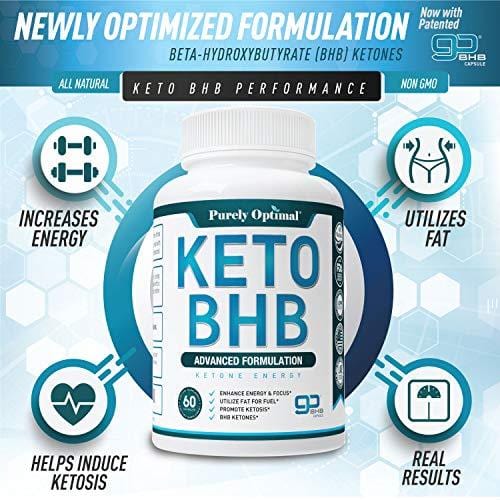 Premium Keto Diet Pills - Utilize Fat for Energy with Ketosis - Boost Energy & Focus, Manage Cravings, Support Metabolism - goBHB Ketogenic Supplements for Women and Men - 30 Day Supply