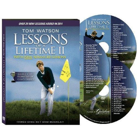 Tom Watson Lessons of a Lifetime Two Discs and Booklet (2010)
