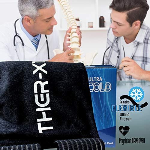 Ice Packs for Injuries Large Reusable Gel Pad for Back Pain, Hip, Knee, Cold Therapy Relief Wrap