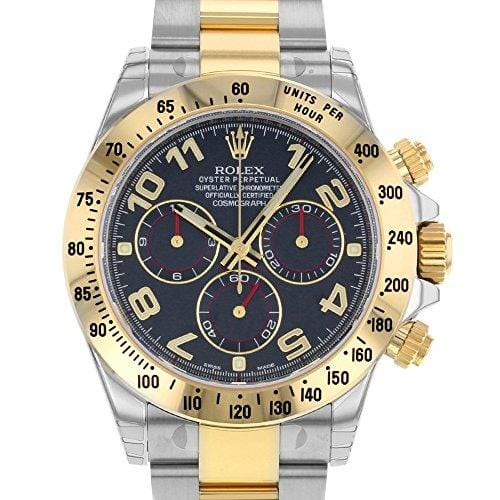 Rolex Daytona 116523 BLA 18K Yellow Gold & Steel Automatic Men's Watch