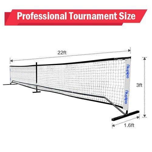 Pickleball Net, Portable Pickleball Net Sets With Large Carry Case, Wind & Dirty Resistant Pickleball Net For Durable Using Professional Pickleball Net System Includes Metal Frame & Net in Carry Bag [product _type] niupipo - Ultra Pickleball - The Pickleball Paddle MegaStore
