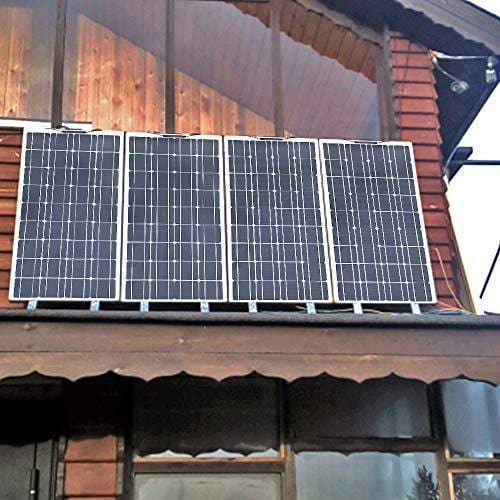 XINPUGUANG 2pcs 100w Solar Panel Semi Flexible 200W Solar System Photovoltaic Solar Panel Cell for Yacht,RV,Car,Boat and Other 12v Battery Charger(200W)