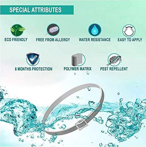 Adjustable Flea and Tick Collar for Dog, Pet Anti-Mosquito Collar 2 Pack Anti-Flea Anti-Mosquito Natural Insect Essential Oil Anti-Mite Pet Collar