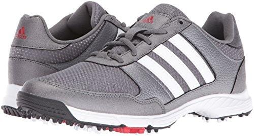 adidas Men's Tech Response Golf Shoe, Iron Metallic/White, 11 M US [product _type] adidas - Ultra Pickleball - The Pickleball Paddle MegaStore