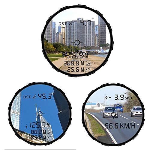 SNDWAY Golf Rangefinder 656 Yards Distance 7X Measurement Range Finder with Flagpole Locking Range Speed Scanning Model IP54 Waterproof for Golf and Hunting with Speed Scan