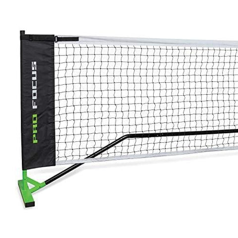 Pro Focus Official Tournament Pickleball Net - Features Weather Resistant Material, Steel Poles- Complete with Convenient Carry Bag