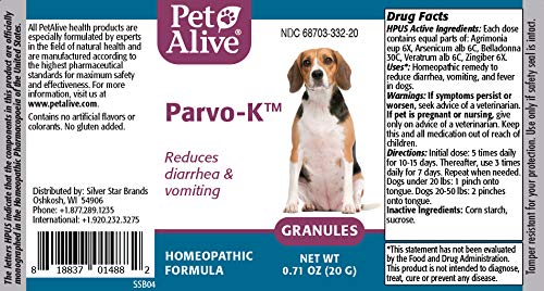 PetAlive Parvo-K for Dogs for Canine Parvo Virus