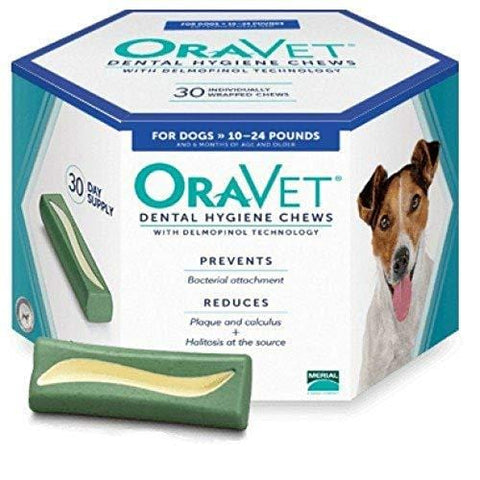 Oravet Dental Hygiene Chews Small 10-24lbs (30 Count)