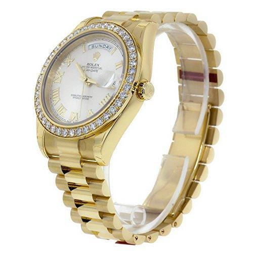 Rolex Day-Date II Yellow Gold Diamond Bezel Watch 218348