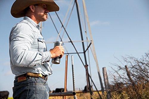 YETI Rambler 18 oz Stainless Steel Vacuum Insulated Bottle with Cap, Charcoal