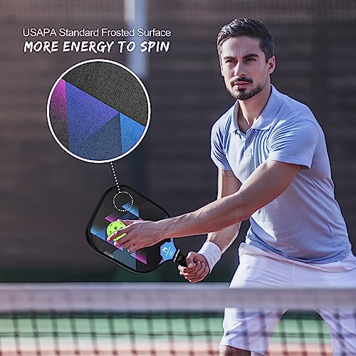 Pickleball Professionnel Paddle Set 4 Pickleballs Pickleball avec Pickleball Professionnel Paddle Set 4 Pickleballs Pickleball avec