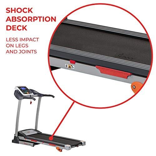 Sunny Health & Fitness Treadmill Folding Motorized Running Machine