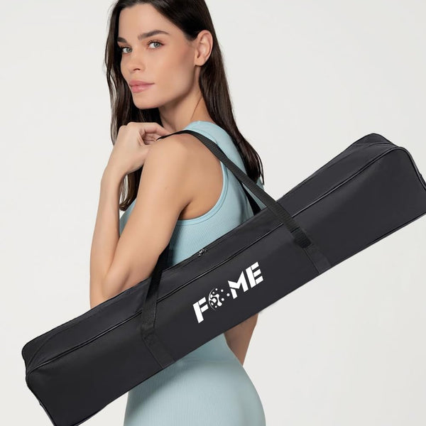 Portable Pickleball Net System, FOME 22 FT Pickleball Net Portable Outdoor Regulation Size Pickleball Nets and Accessories with Carry Bag Steady Steel Frame Strong PE Pickle Ball Net