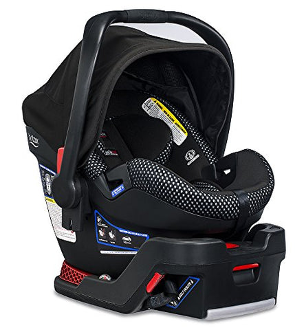 Britax B-Safe Ultra Infant Car Seat - 4 to 35 Pounds - Rear Facing - 2 Layer Impact Protection, Cool Flow Ventilated Fabric, Grey