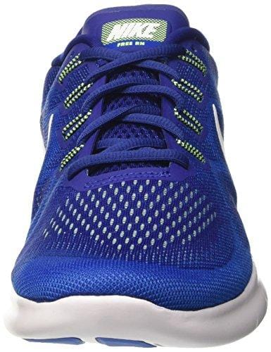 Nike Men's Free RN 2017 Running Shoe Deep Royal Blue/White/Soar/Ghost Green Size 8.5 M US