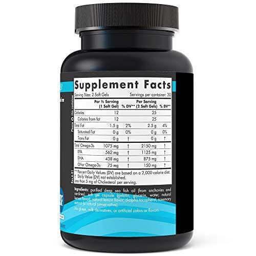 Nordic Naturals Ultimate Omega Sport 2X - Extra Omega-3s Support Heart, Brain, and Immune Health, 60 Soft Gels