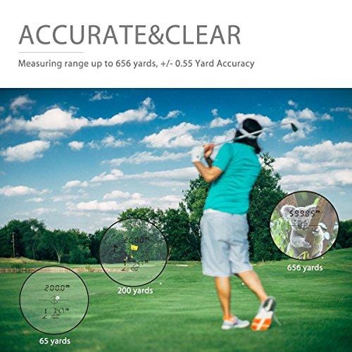 Naturalife Golf Laser Rangefinder, Hunting Laser rangefinder, Multifunctional Vertical Range Finder for Outdoor Activities, 656 Yard Range
