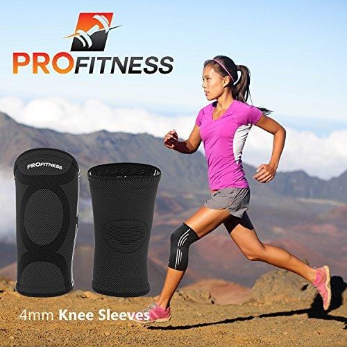 Running Accessories Women Golf Equipment and Accessories Zumba Accessories Copper Knee Sleeve Crossfit Knee Sleeves Men Knee Pain Relief Products Knee Wraps Running Accessories (White, S)
