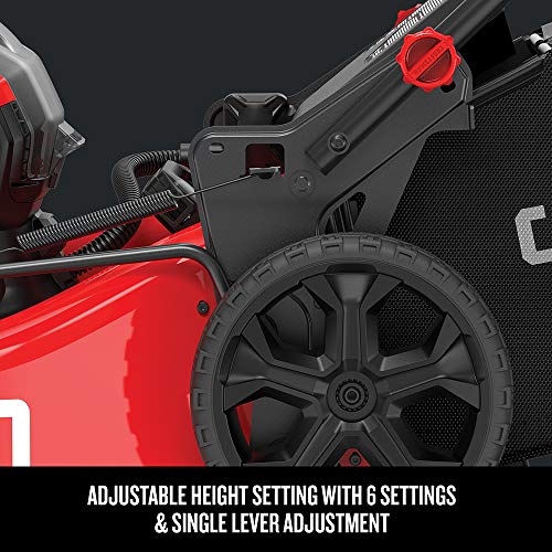 CRAFTSMAN V60 3-in-1 Cordless Lawn Mower, 21-Inch (CMCMW260P1),Red
