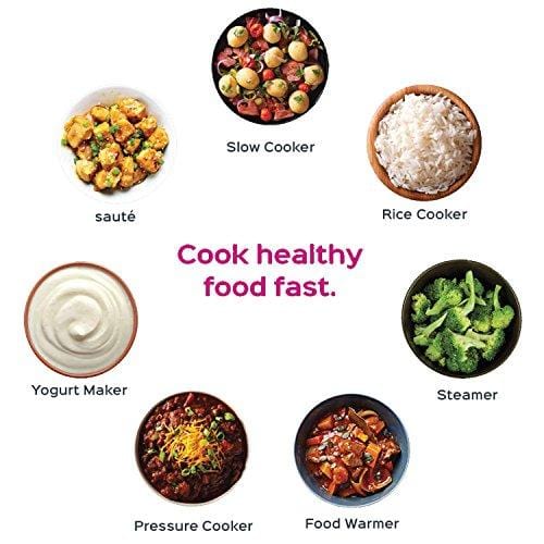 Instant Pot Duo Mini 3 Qt 7-in-1 Multi- Use Programmable Pressure Cooker, Slow Cooker, Rice Cooker, Steamer, Sauté, Yogurt Maker and Warmer