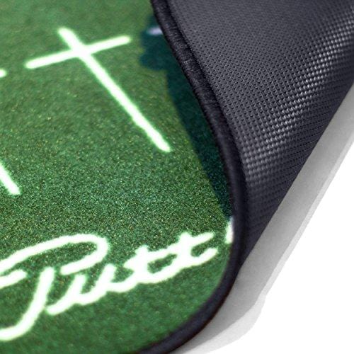 PuttOut Pro Golf Putting Mat - Perfect Your Putting (7.87-feet x 1.64-feet) (Green)