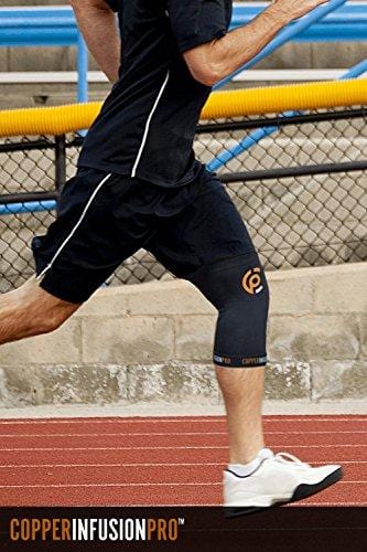 Copper Compression Knee Sleeve Support Brace-Arthritis Meniscus Tear Patella Protector-Relieve Muscle and Joint Pain-Running Powerlifting CrossFit-Sports Injury Recovery-Copper Infusion Pro (XX_Large)