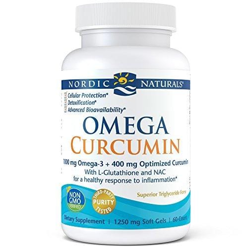 Nordic Naturals Omega Curcumin - Cellular Level Protection, Antioxidant and Anti-Inflammatory, 60 Soft Gels