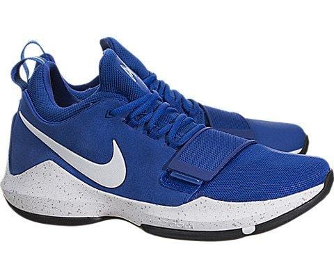 Nike Men's PG1 Basketball Sneakers Blue White Size 10.5 D (US)