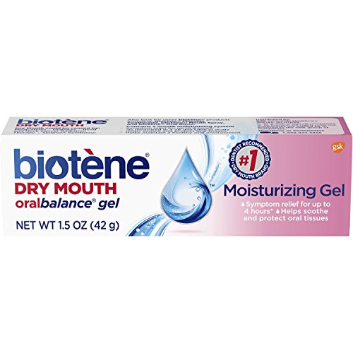 Biotene Oral Balance Moisturizing Gel, Alcohol Free Gel and Dry Mouth Gel, Flavor Free, 1.5 Oz