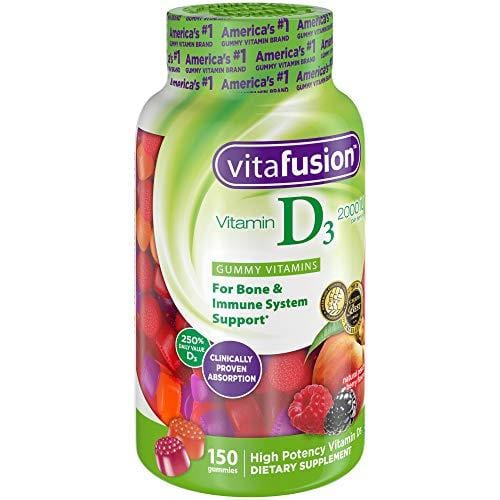 Vitafusion Vitamin D3 Gummy Vitamins, 150 ct